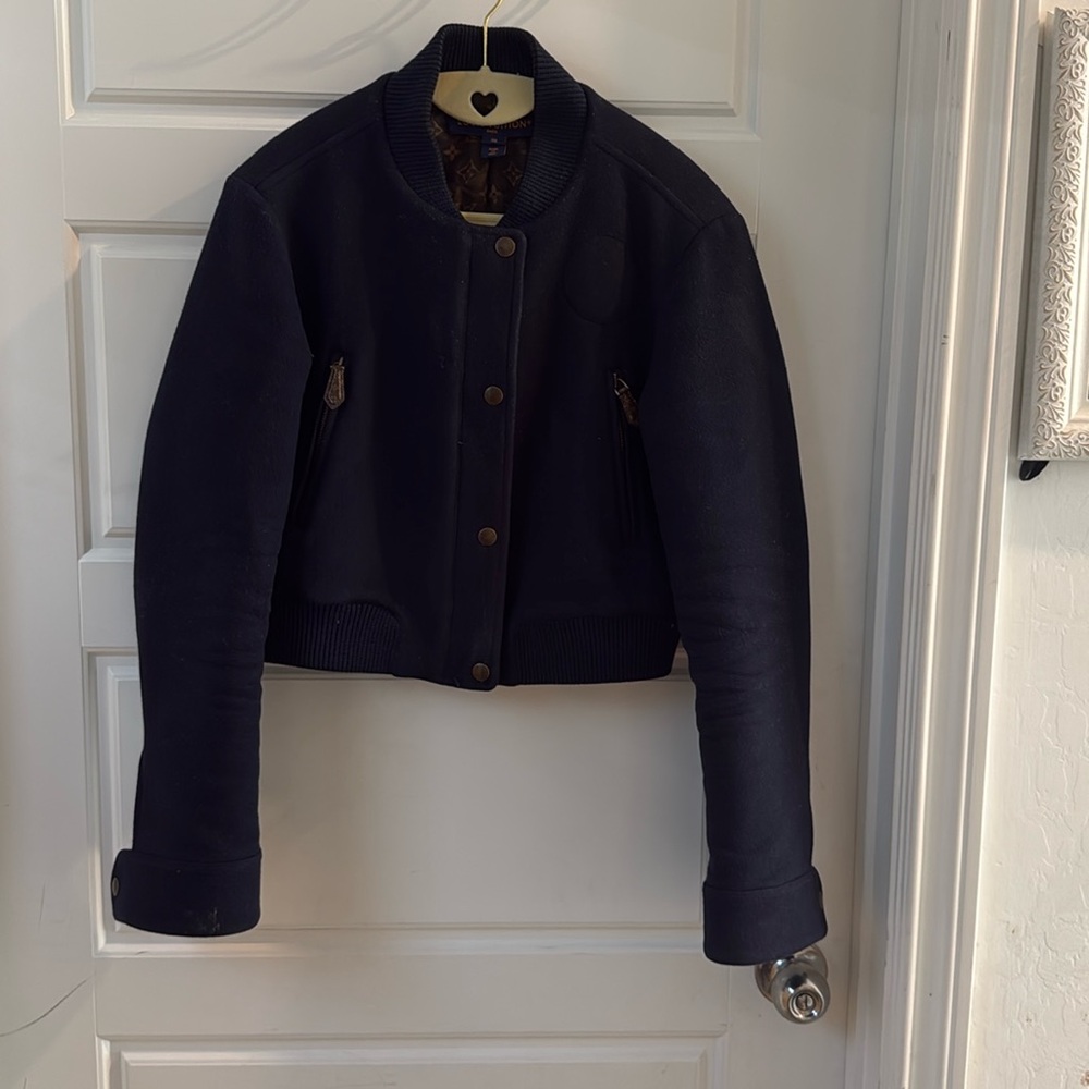 DISCONTINUED!!! Authentic Louis Vuitton cashmere Bomber jacket